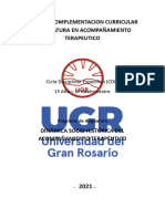 DINÁMICA SOCIO HISTÓRICA DEL ACOMPAÑAMIENTO TERAPÉUTICO 1 AÑO 1er Cuatri CCC LAT