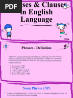 Phrases & Clauses