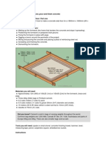 Step of Concrete Slab