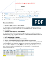 Unit 3 RDBMS - 5 Sessions Notes