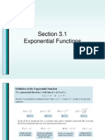 Section 3.1 Exponential Functions