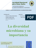 TEORÍA #4 - Biodiversidad Bacteriana Con Potencial Biotecnológico