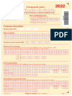 Company Tax Return 2022