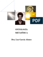 Libro 2 de Ontología Metafísica de La Dra. Luz García Alonso