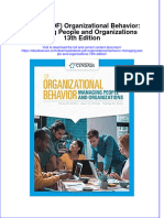 Ebook Ebook PDF Organizational Behavior Managing People and Organizations 13Th Edition All Chapter PDF Docx Kindle