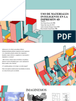 Uso de Materiales Inteligente en La Impresión 4D