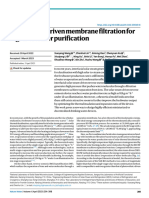 2023 NW - Solar Steam-Driven Membrane Filtration For High Flux Water Purification