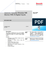 Rexroth Fieldline Modular M8 Device With 8 Digital Inputs: RF-FLM Di 8 M8