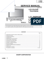 LC-26P50E LC-32P50E LC-37P50E: Service Manual