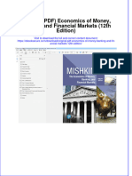 Ebook Original PDF Economics of Money Banking and Financial Markets 12Th Edition All Chapter PDF Docx Kindle