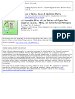 Antimicrobial Effect of Leaf Extracts of Pigeon Pea (Cajanus Cajan (L.) Millsp.) On Some Human Pathogens