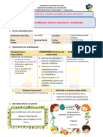 Identificamos Nuestras Emociones y Sentimientos