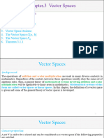 3.1 Definition and Examples of A Vector Space