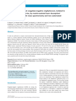 Identification of Clinical Coagulase-Negative Staphylococci Isolated MALDTOF