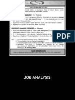 Job Analysis