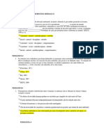 EDUCAÇÃO AMBIENTAL Exercícios Modulo II