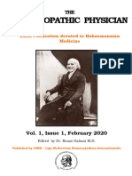 The Homoeopathic Physician Vol 1 Issue 1