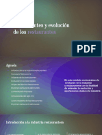 Evolución de La Industria Restaurantera