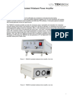 TBMDA5 - Amplificatore RF Usermanual - EN