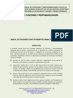 Manual de Funciones Planta de Beneficio Animal Paaz de Ariporo