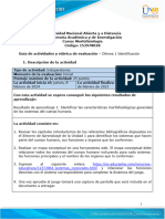 Guía de Actividades y Rúbrica de Evaluación - Dilema 1 - Identificación