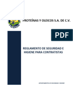 Reglamento de Seguridad e Higiene para Contratistas - Actualizado 100420...