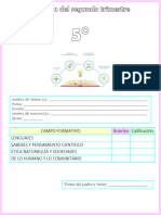 Examen 5° CLAVE Trimestre 2