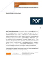 Contestação em Ação de Partilha de Imóvel CC Cobrança de Alugueis