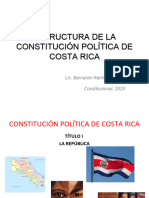 Estructura de La Constitución