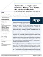 Pneumoniae From Colonizer To Pathogen Upon Viral Co