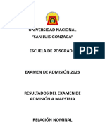 Resultados Escuela de Posgrado 2023