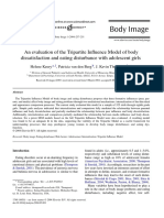 An Evaluation of The Tripartite Influence Model of Body Dissatisfaction and Eating Disturbance With Adolescent Girls