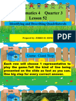 Math 4 Q3 Lesson 52 Describing Quadrilaterals