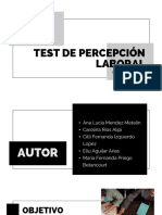 Test de Percepcion Laboral