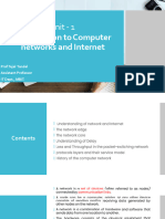 Unit-1.3 Introduction To Computer Networks & Internet