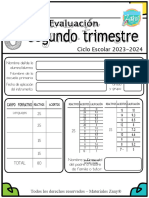 6°? Examen Zany Trimestre 2