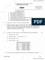 Ce 7 Sem Estimating and Costing Summer 2019