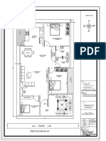 First Floor 3BHK Plan