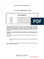 MARK SCHEME For The June 2004 Question Papers