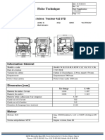 Fiche Technique Camion Actros 964 Tracteur 4x2 MP5 STD