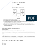 PUE COA Solution 2022-23