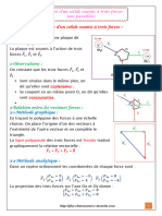 Equilibre D Un Corps Sous L Action de 3 Forces Cours 1 1 2