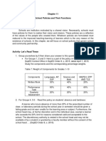 Chapter 11 School Policies and Their Functions