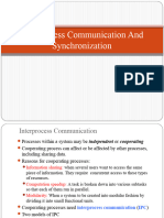 Interprocess Communication and Synchronization