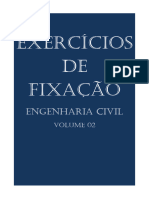 Ebook Gratuito - Exercícios de Fixação - Eng Civil - Vol 02 - Azul - 2022