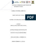 Contaminación Atmosferica Trabajo de Investigación Miguel Garces