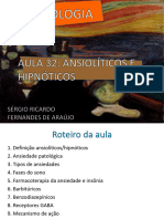 Aula 32 - Ansioliticos, Sedativos e Hipnoticos