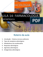 Aula 14 - Adrenergicos e Antiadrenergicos