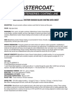 Mastercoat Chassis Black Datasheet