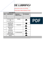 Plano de Lubrificação Serra de Fita Franho FM 500